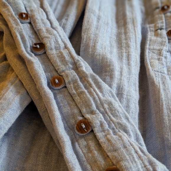 Flowy denim-like top - Picture 4 of 7